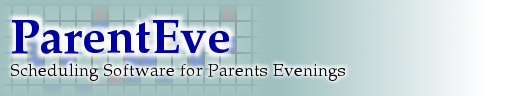 ParentEve - Scheduling Software for Parents Evenings